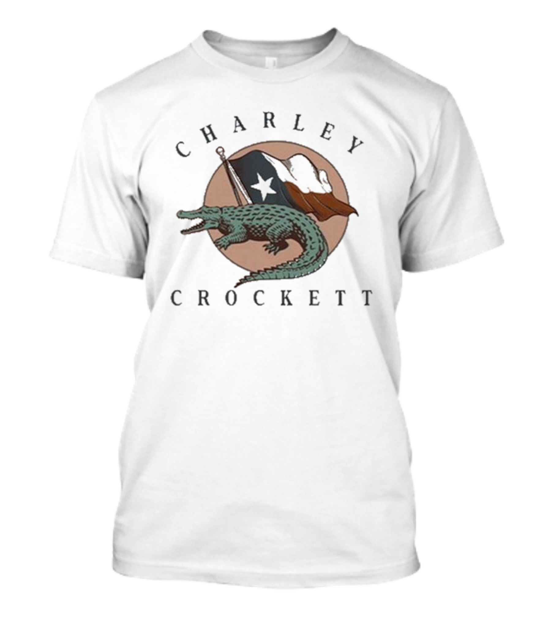 Charley Crockett Texas Flag Alligator T-Shirt