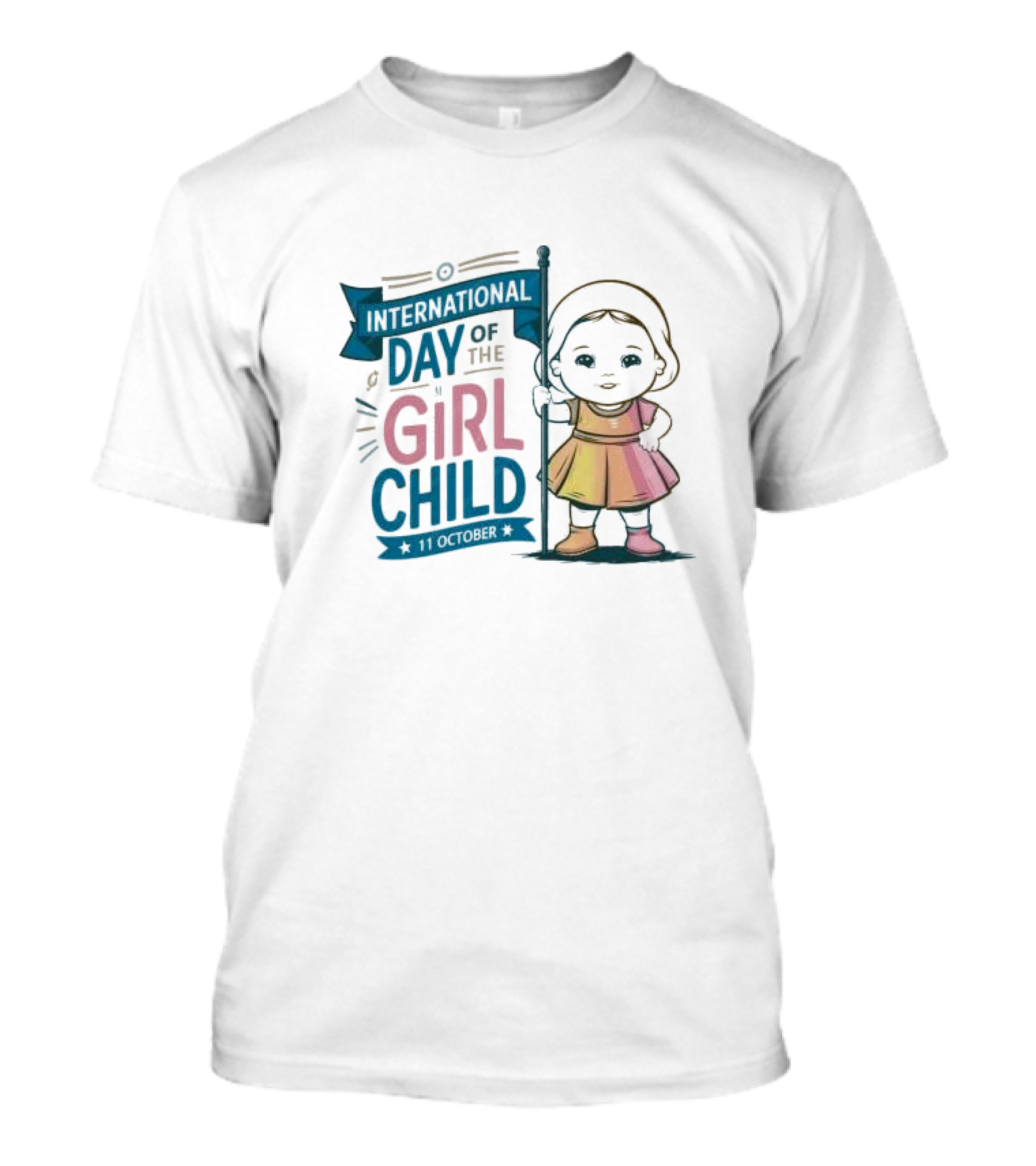 International Day Of The Girl Child 11 October Baby Holding Banner T-Shirt