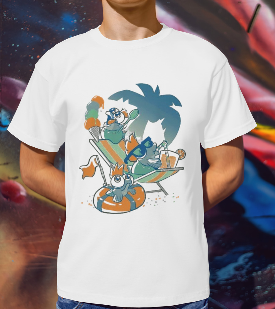 Resort Time Hanshumon Tropical Vacation Fun T-Shirt
