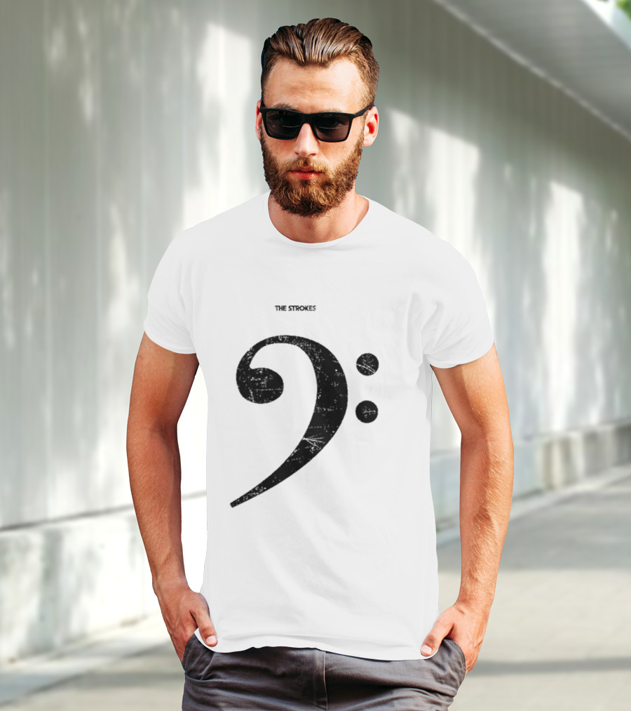 The Strokes Bass Clef T-Shirt