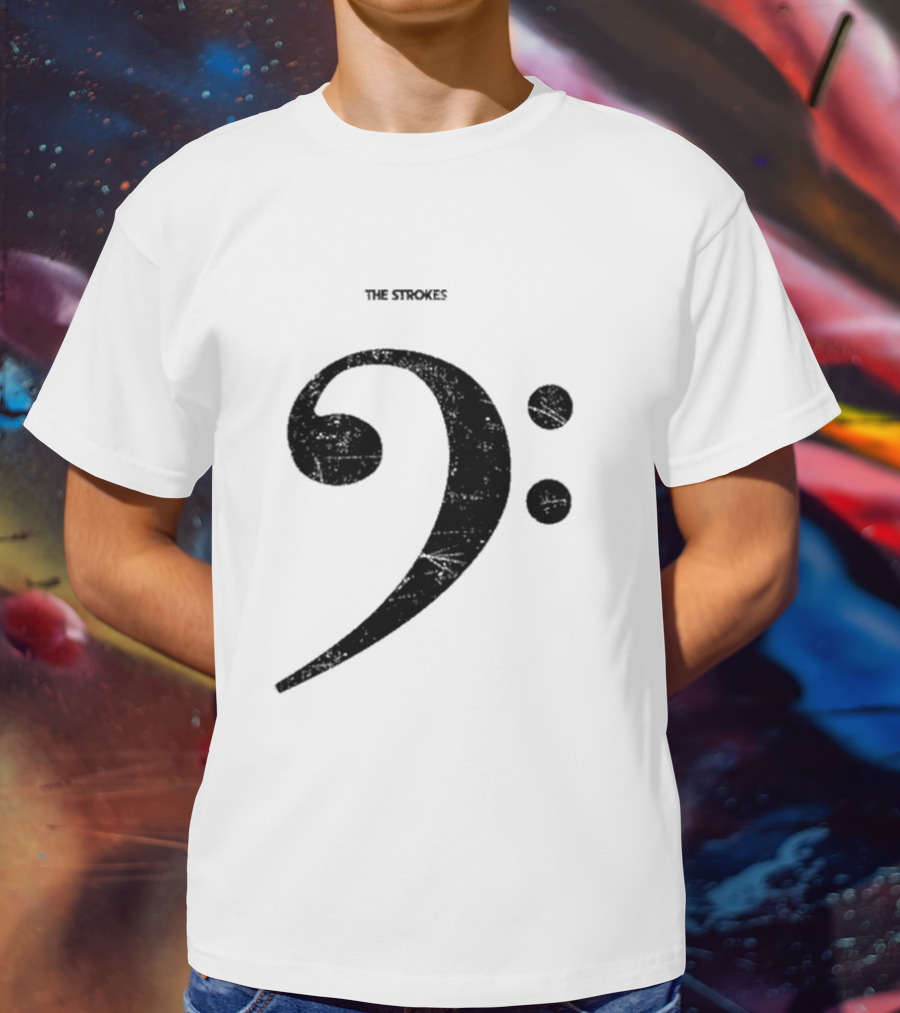 The Strokes Bass Clef T-Shirt