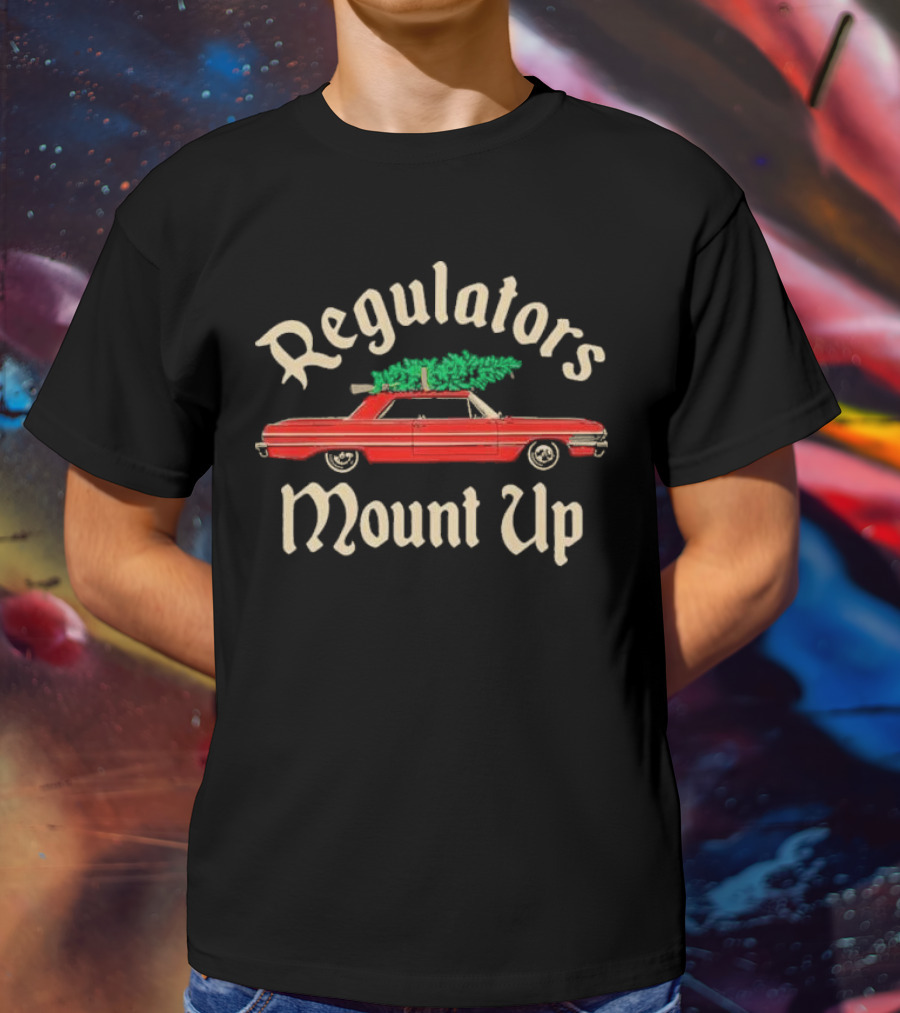 Regulators Mount Up Christmas Car Tree T-Shirt