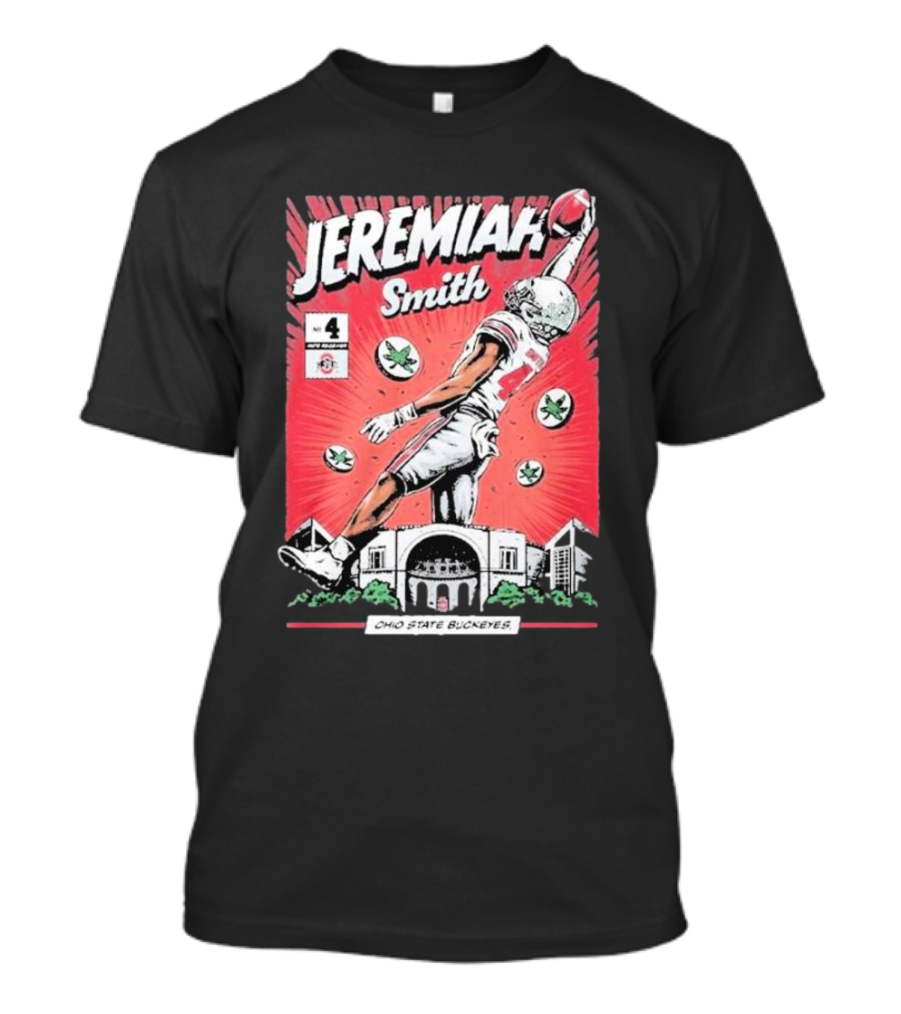 Ohio State Buckeyes Jeremiah Smith #4 Football T-Shirt