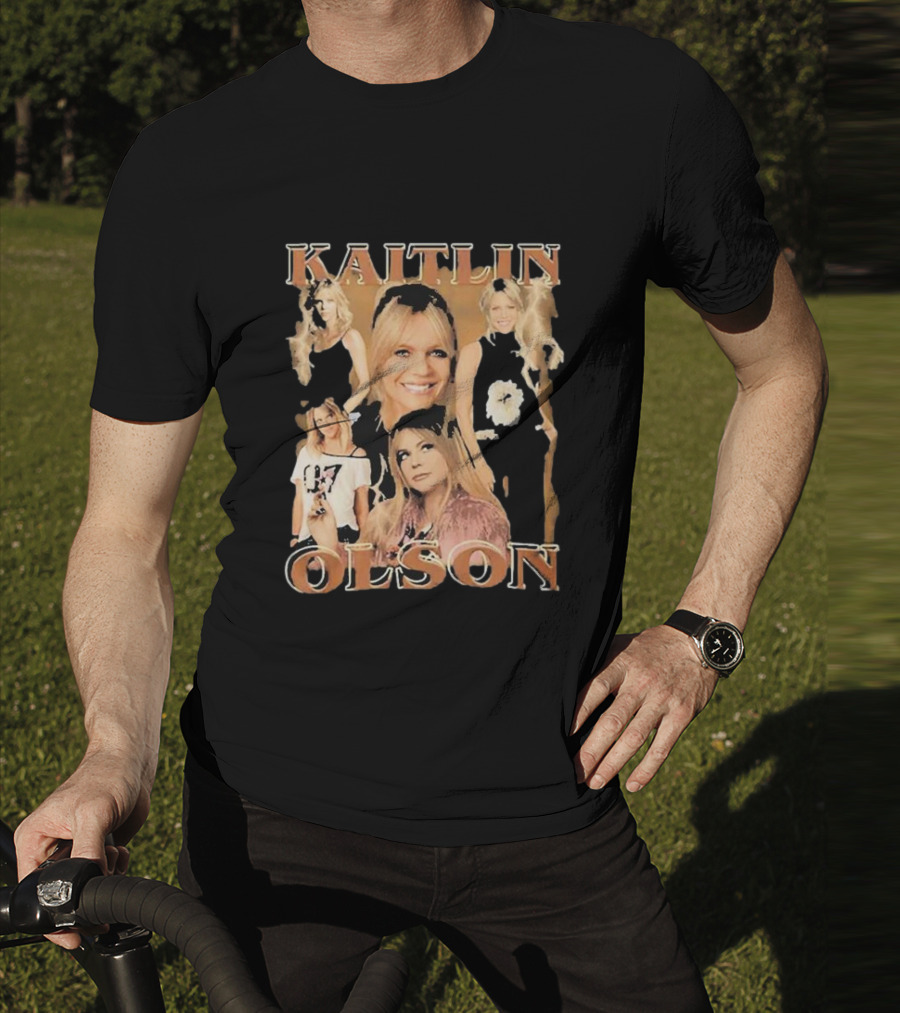 Kaitlin Olson Vintage Bootleg Collage T-Shirt