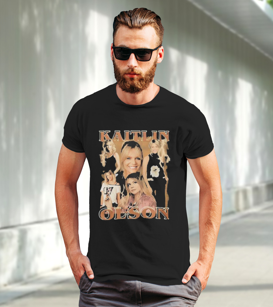 Kaitlin Olson Vintage Bootleg Collage T-Shirt