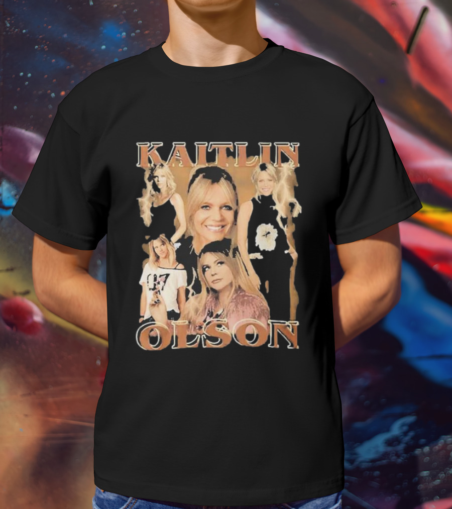 Kaitlin Olson Vintage Bootleg Collage T-Shirt