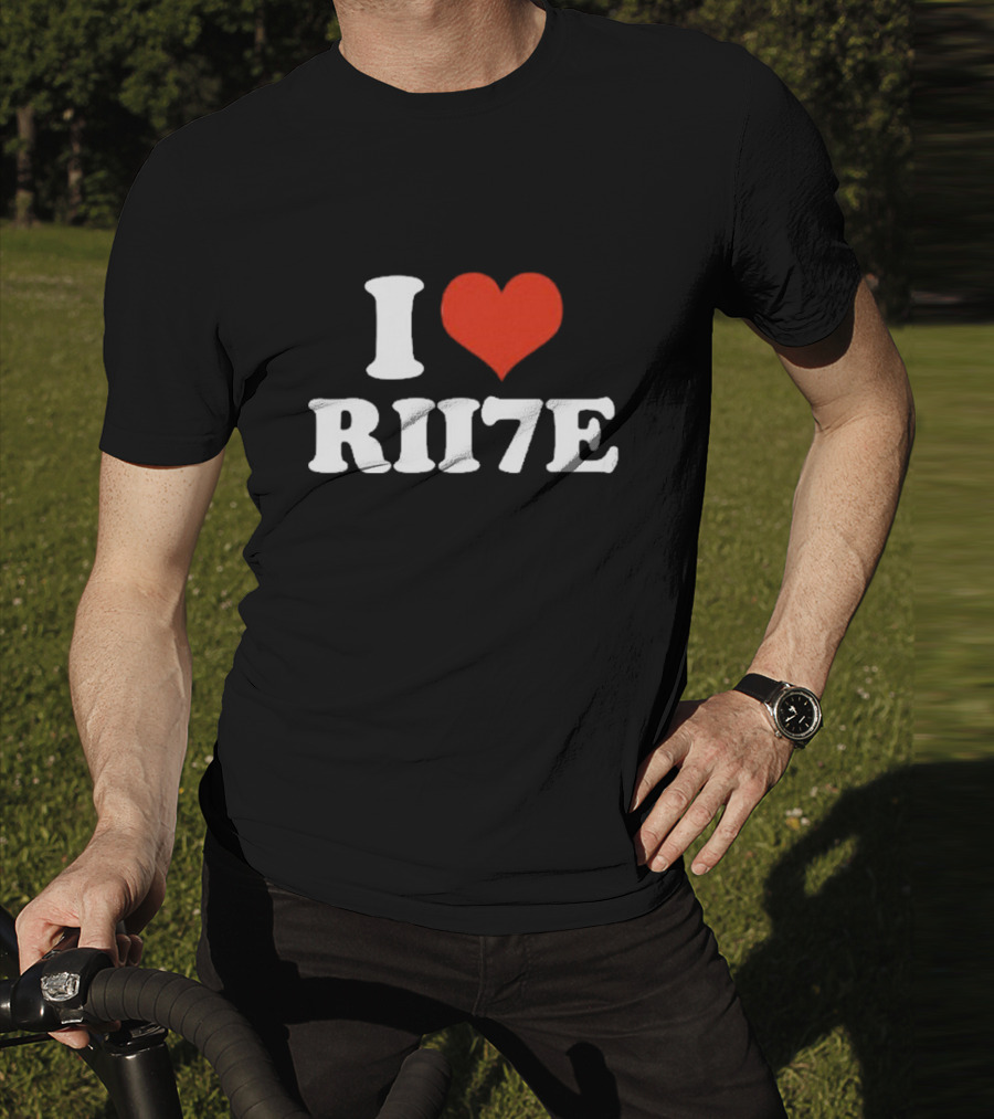 I Heart Rii7e Message T-Shirt