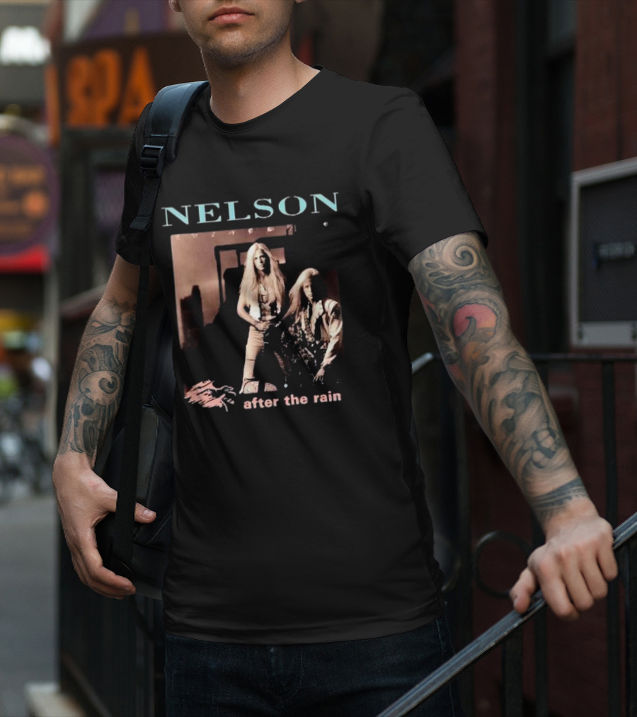 NELSON After The Rain Album Cover 90s Rock Band T-Shirt