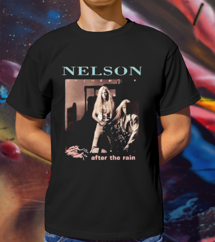 NELSON After The Rain Album Cover 90s Rock Band T-Shirt
