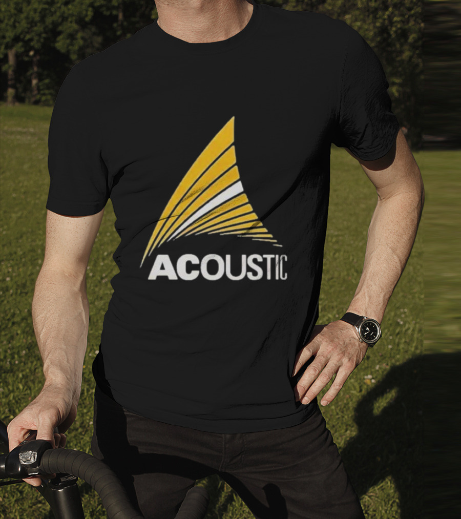 Acoustic Audio Yellow Wave T-Shirt