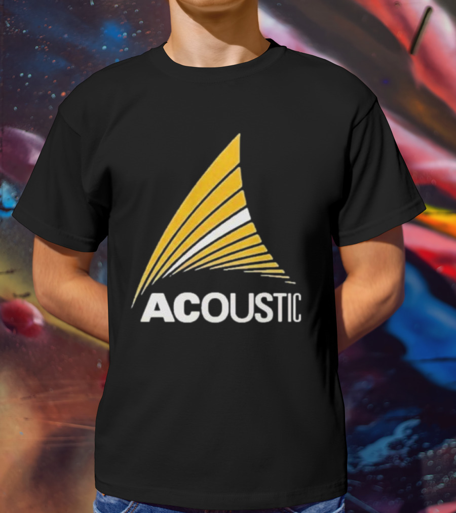 Acoustic Audio Yellow Wave T-Shirt