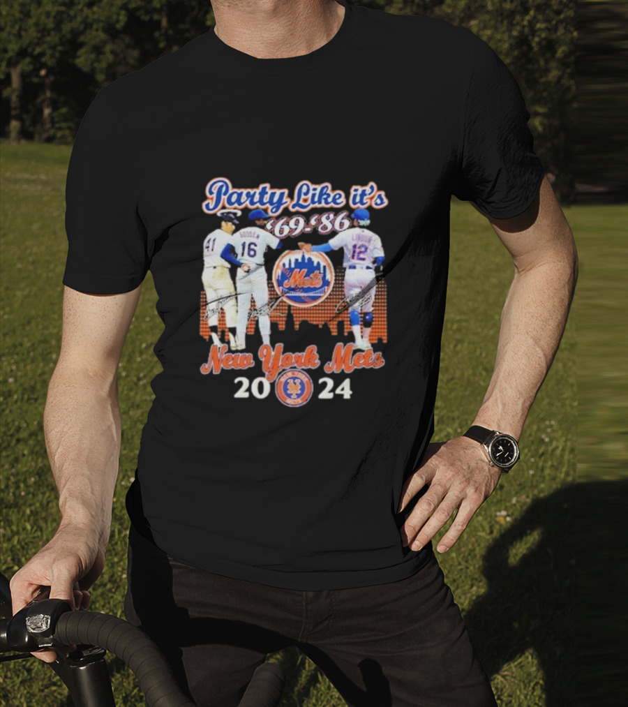 Party Like It’s ’69-’86 New York Mets T-Shirt