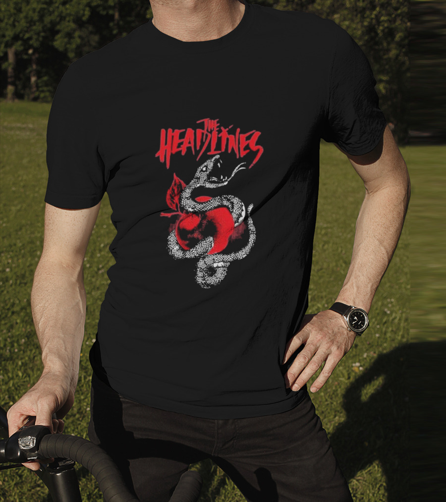 The Headlines Snake And Apple Gatefold T-Shirt