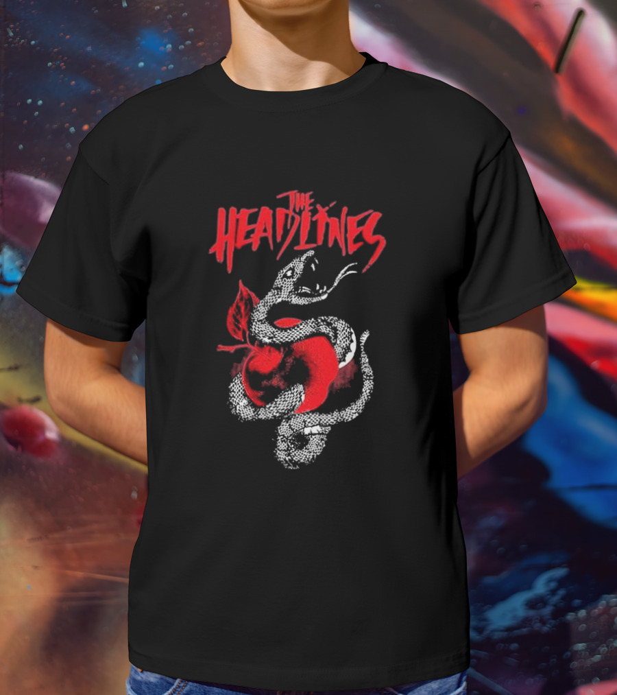 The Headlines Snake And Apple Gatefold T-Shirt