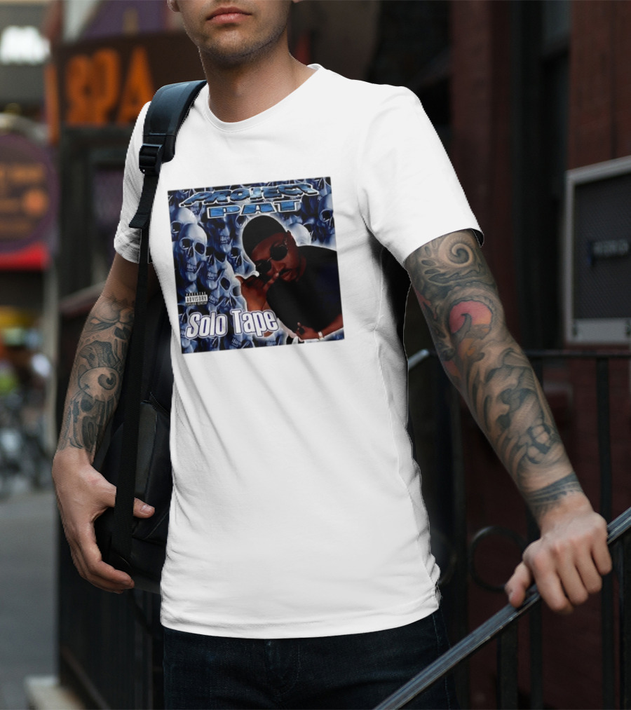 Project Pat Solo Tape Album Cover Skulls T-Shirt