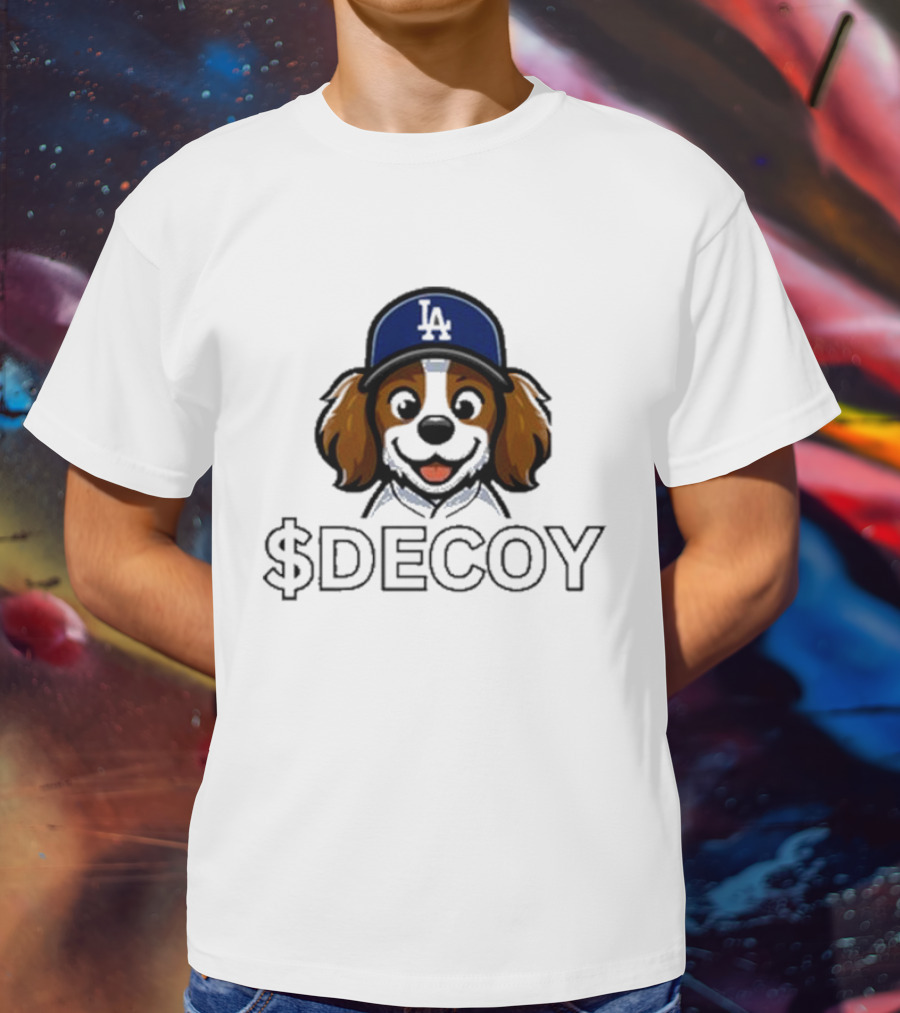 Shohei Ohtani LA Cap Dog $Decoy T-Shirt