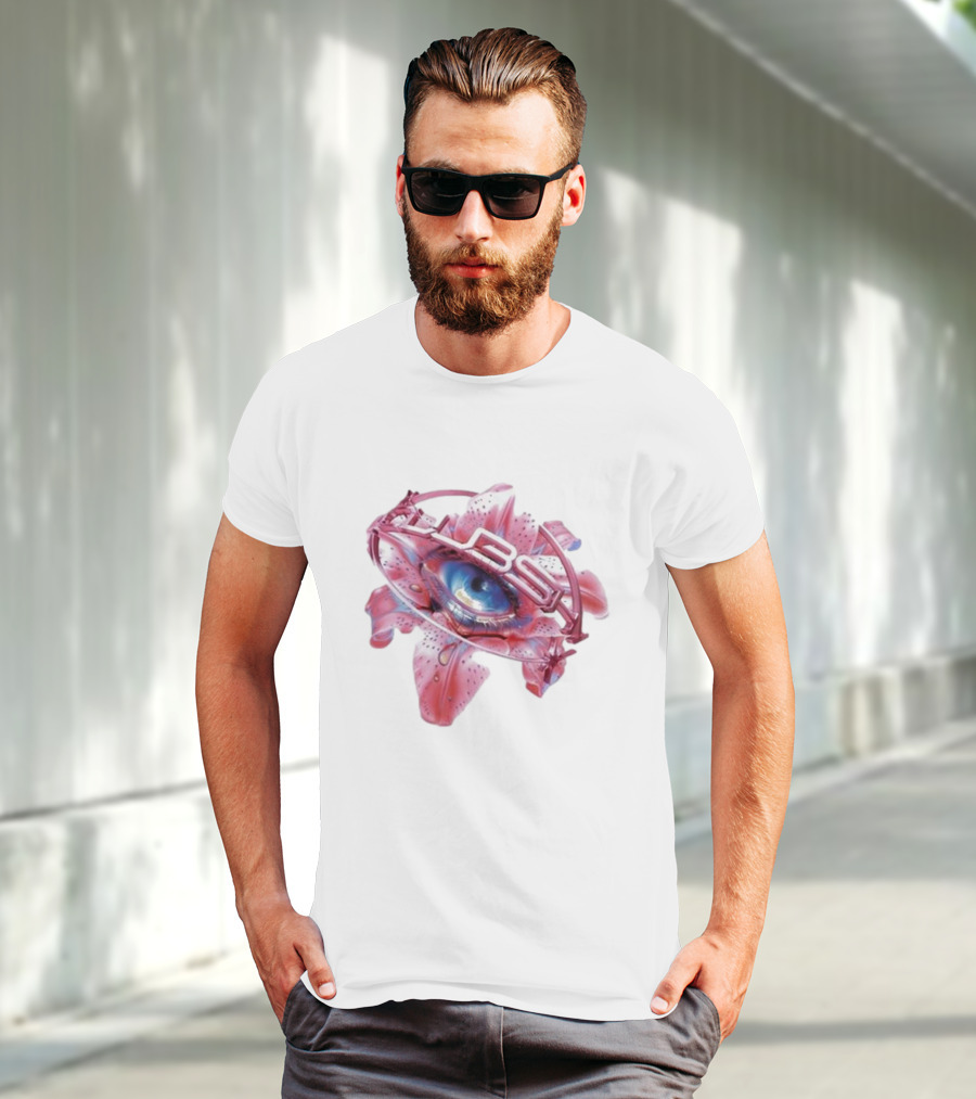 Shygirl Club Shy Inna Eye Vision Flower 3D Elements T-Shirt