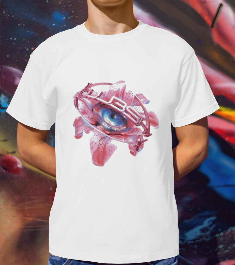 Shygirl Club Shy Inna Eye Vision Flower 3D Elements T-Shirt