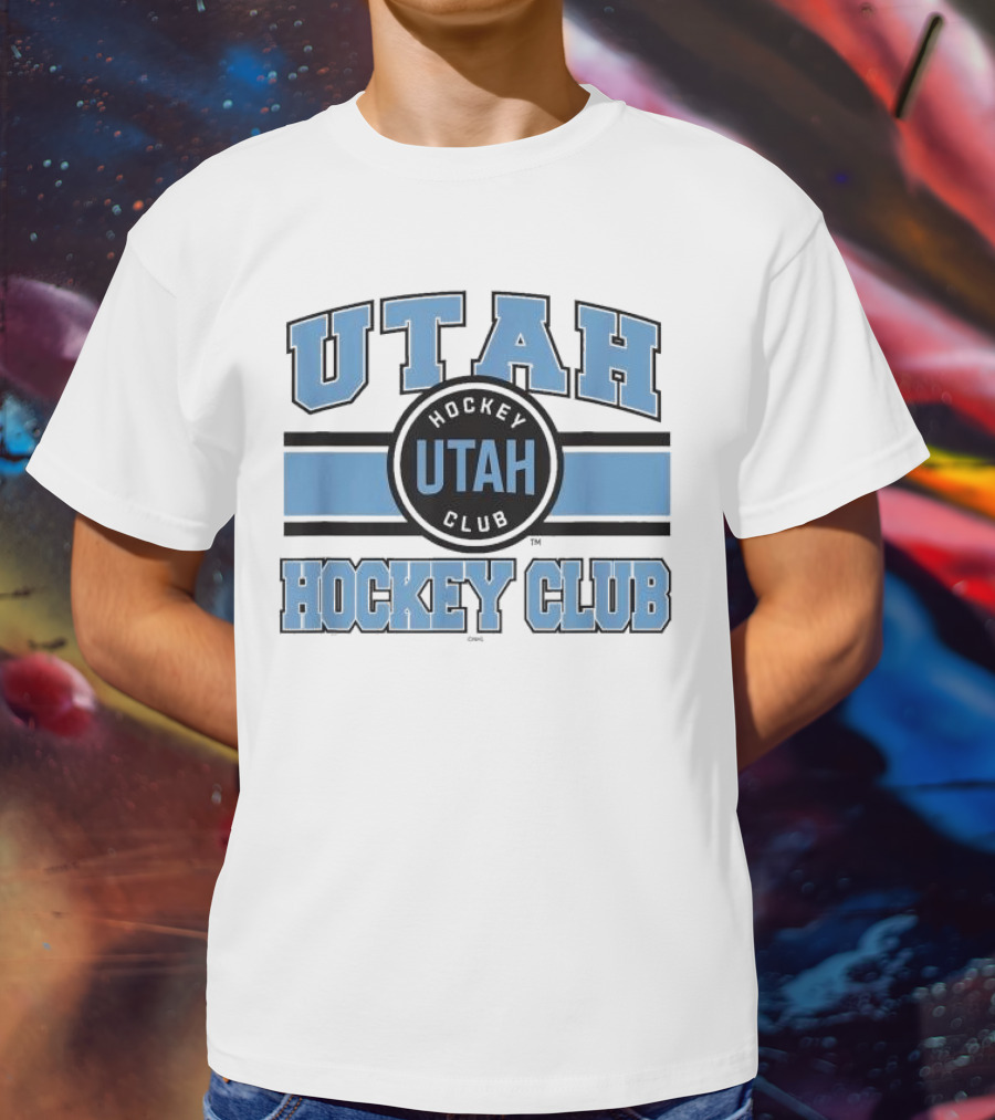 Utah Hockey Club Blue Stripe Licensed T-Shirt