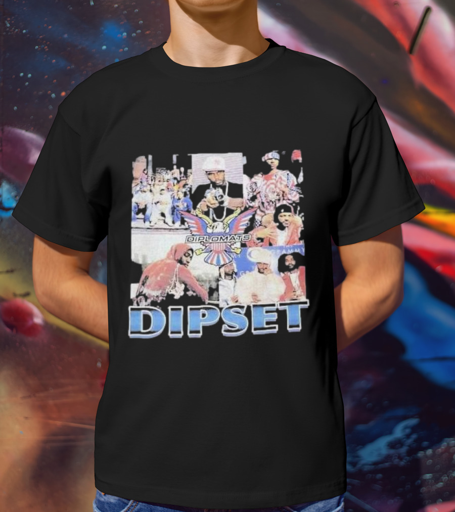 Dipset Diplomats Classic Hip Hop Collage With Eagle T-Shirt