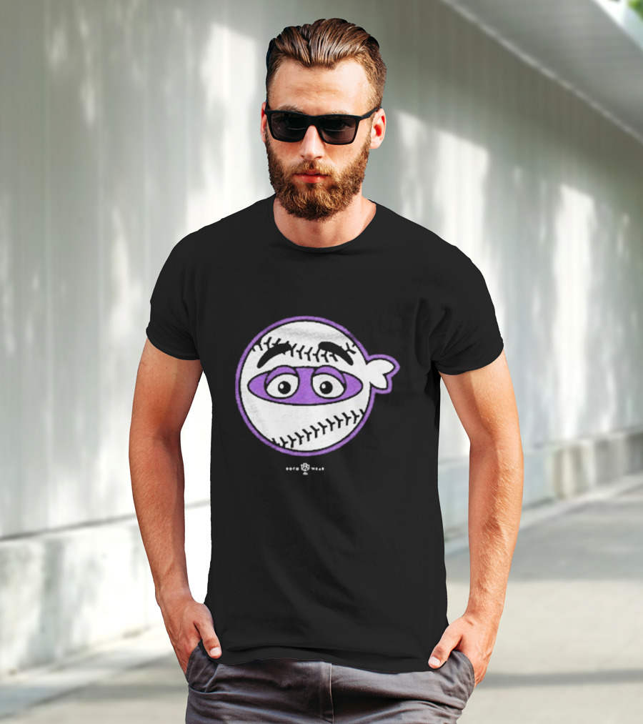Pitching Ninja Baseball Emoji By Soto Wear T-Shirt