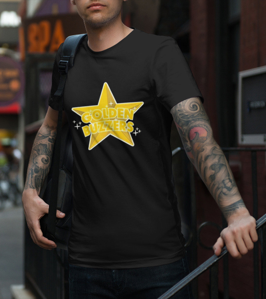 Scott Cramer The Cramer Games Golden Buzzers Star T-Shirt