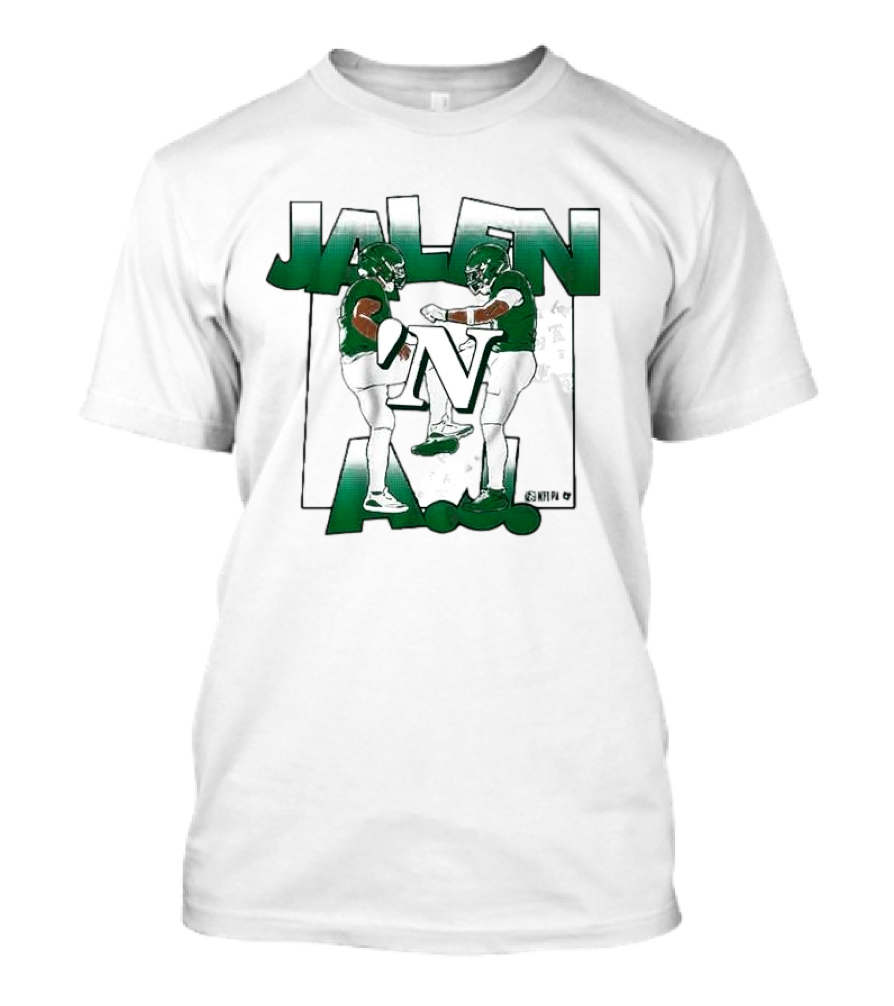 Jalen Hurts AJ Brown Touchdown Celebration NFLPA T-Shirt