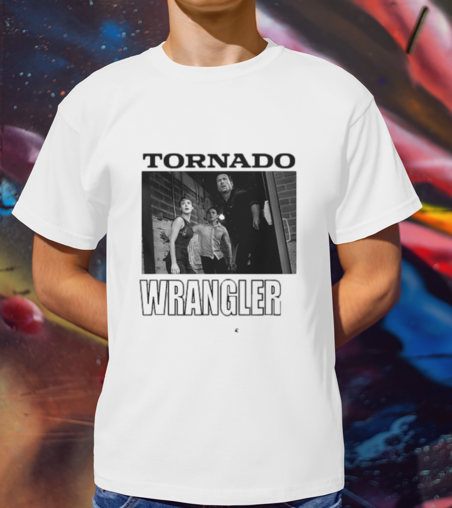 Tornado Wrangler Twisters Tyler Kate And Javi T-Shirt