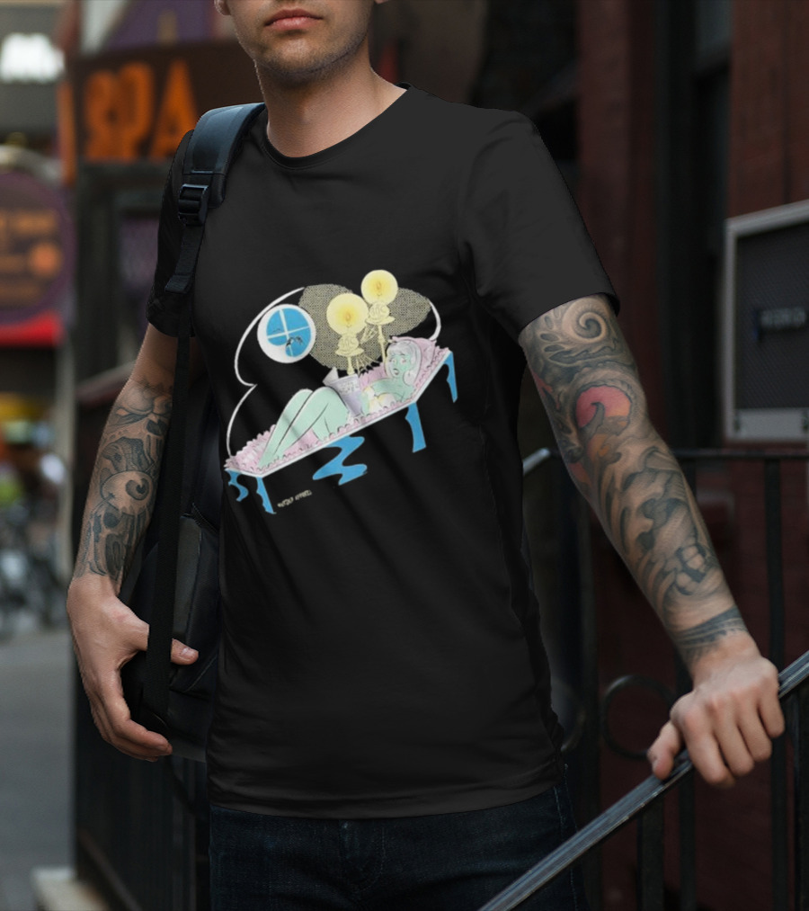 Real Monsters Lying In The Grave Creepy Artwork By Stacy Eyles T-Shirt