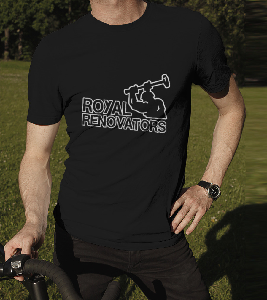 Royal Renovators Scott Cramer Construction Worker With Hammer T-Shirt