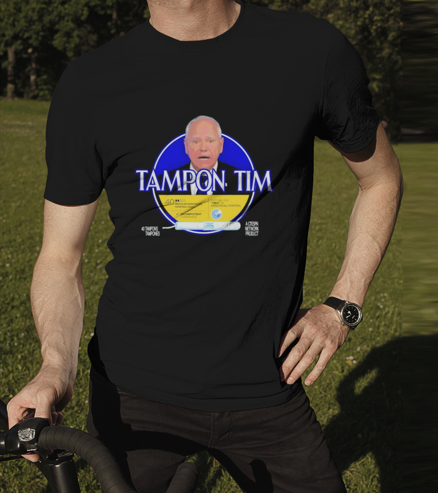 Tampon Tim 40 Tampons Tampones Menstrual Control A Ctespn Network Product T-Shirt