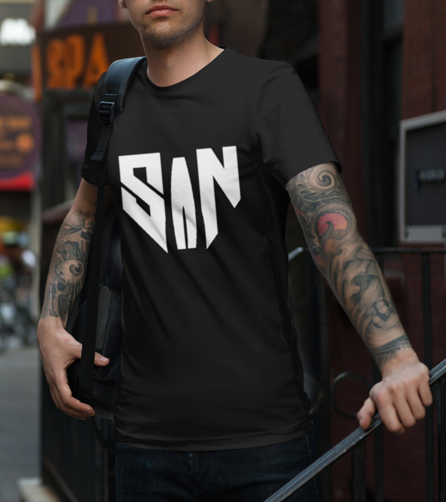 Tyler Tamboline Sin Logo בחולצה T-Shirt