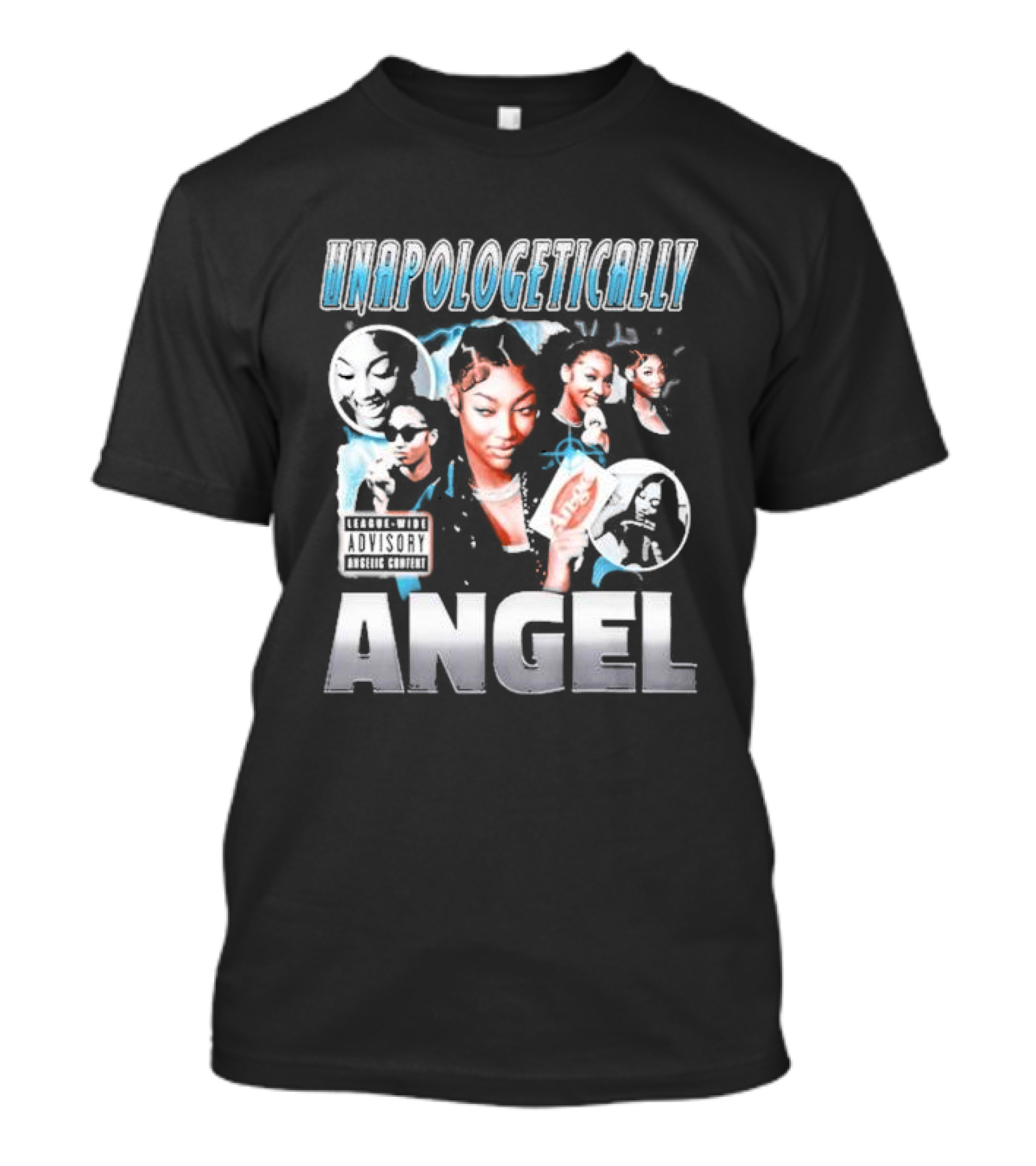 Unapologetically Angel Parental Advisory Explicit Content T-Shirt