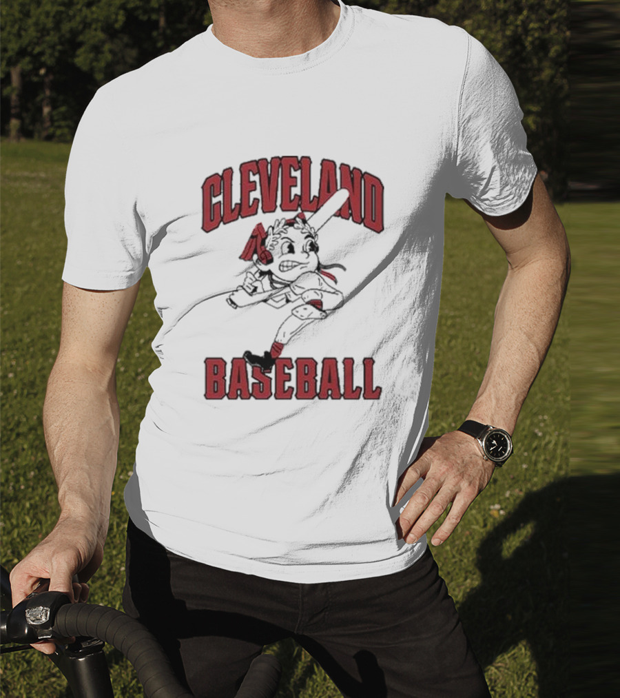 Cleveland Baseball Retro Chief Wahoo Character T-Shirt