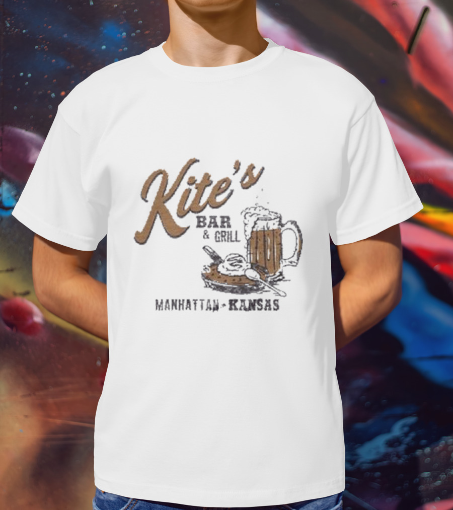 Kite's Bar And Grill Manhattan Kansas Beer And Food T-Shirt
