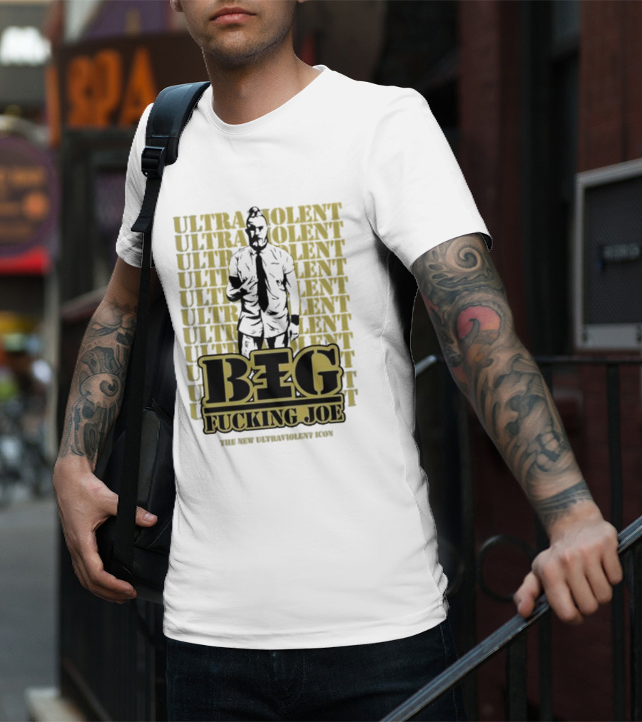 BIG FCKING JOE ULTRAVIOLENT ICON NEW ULTRAVIOLENT T-Shirt