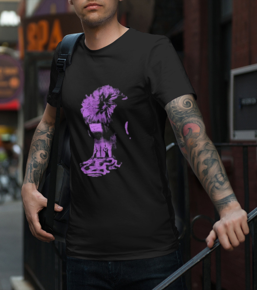 Mgk Hotel Diablo Floor 13 Purple Skull T-Shirt