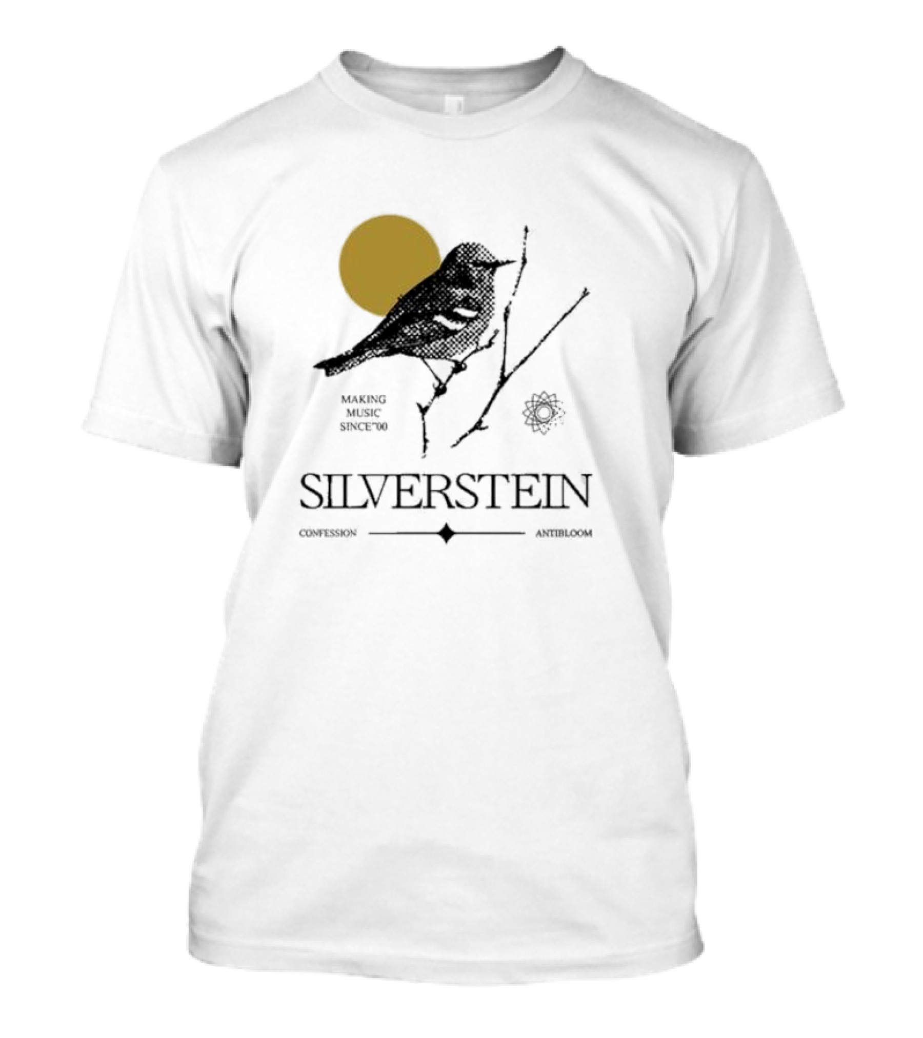 Silverstein Making Music Since '00 Confession Antibloom Bird And Sun T-Shirt