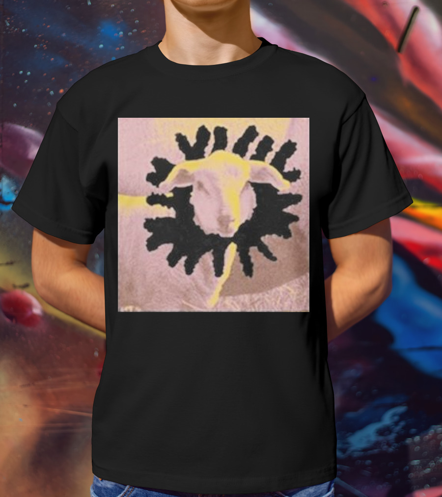 Run For Cover Records Anxious Counting Sheep Surreal Sheep T-Shirt