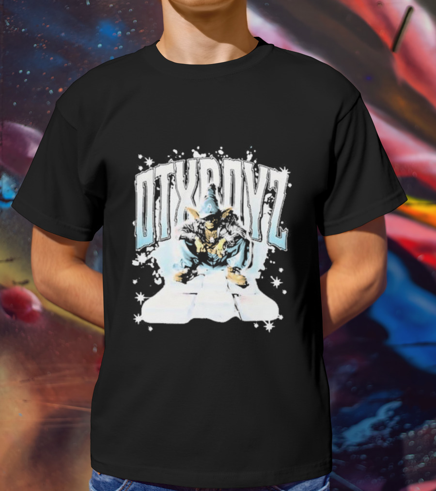 Geezy World Gremlin Black OTXBOYZ T-Shirt