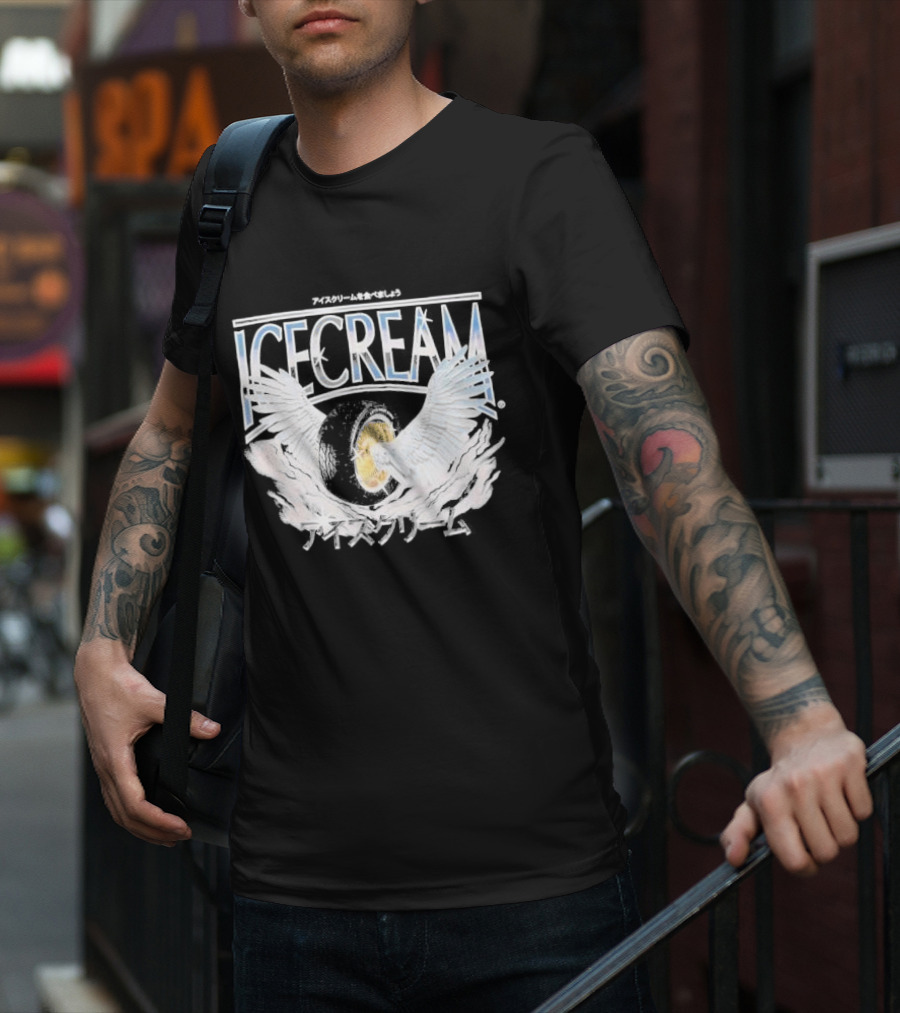 Icecream Heaven Winged Tire T-Shirt