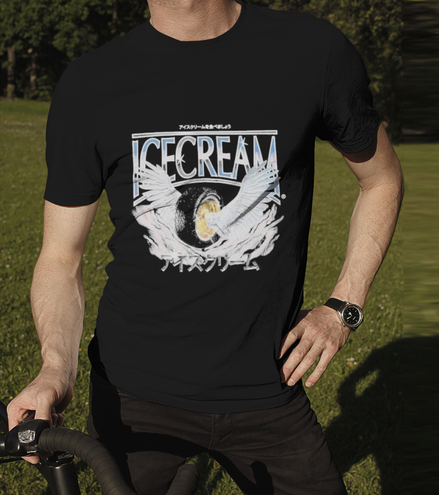 Icecream Heaven Winged Tire T-Shirt