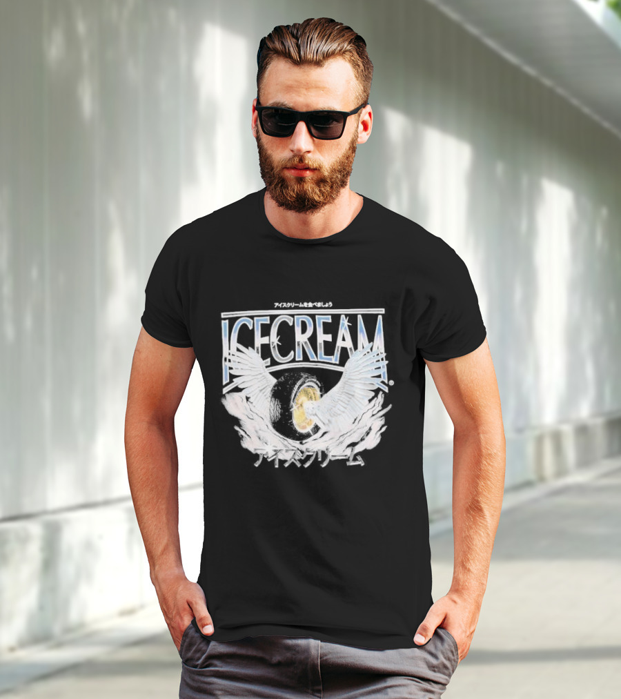 Icecream Heaven Winged Tire T-Shirt