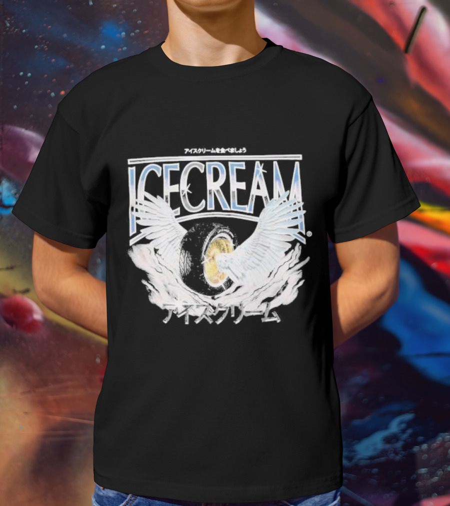 Icecream Heaven Winged Tire T-Shirt