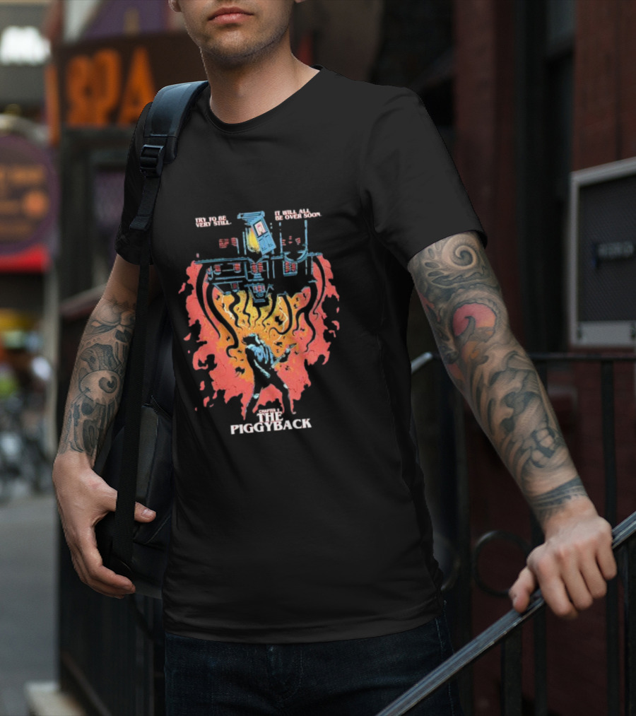 Stranger Things Butcher Billy Try To Be Very Still The Piggyback T-Shirt