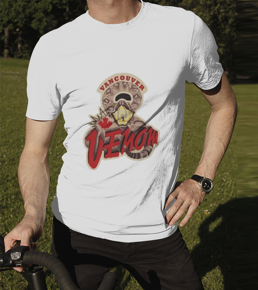 Vancouver Venom Rattlesnake Maple Leaf T-Shirt