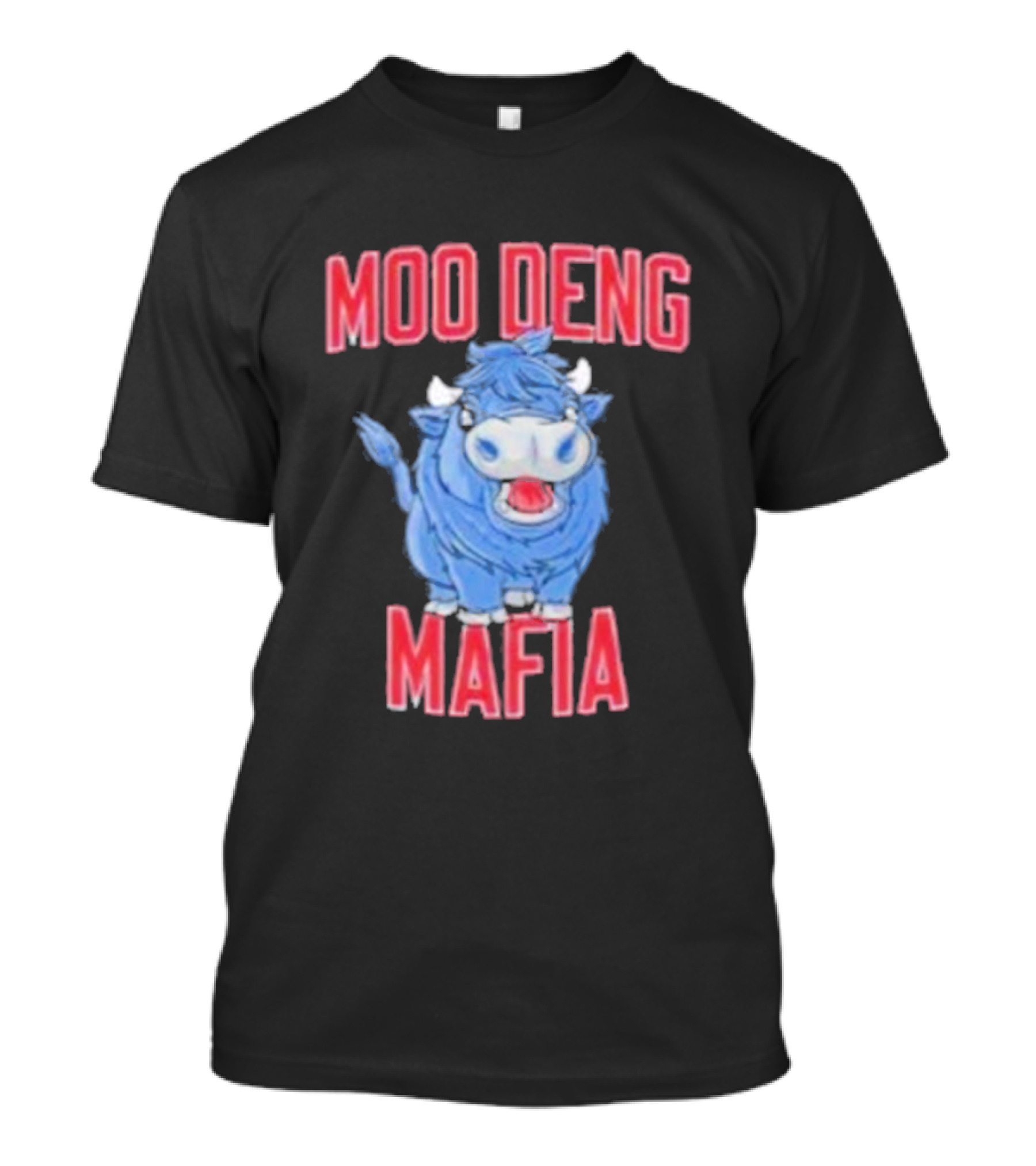 Buffalo Bills Moo Deng Mafia Cartoon Buffalo Collaboration T-Shirt