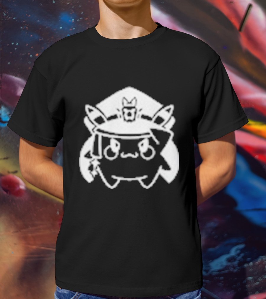 Pikachu Cadet Momo Emblem T-Shirt