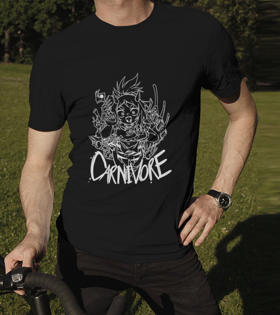 Carnivore Nocturnal Fantasy Creature With Meat Elements T-Shirt