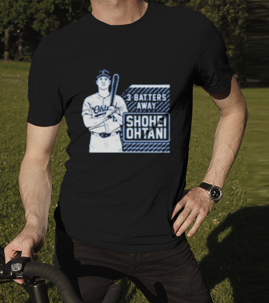 Shohei Ohtani 3 Batters Away Tracker T-Shirt